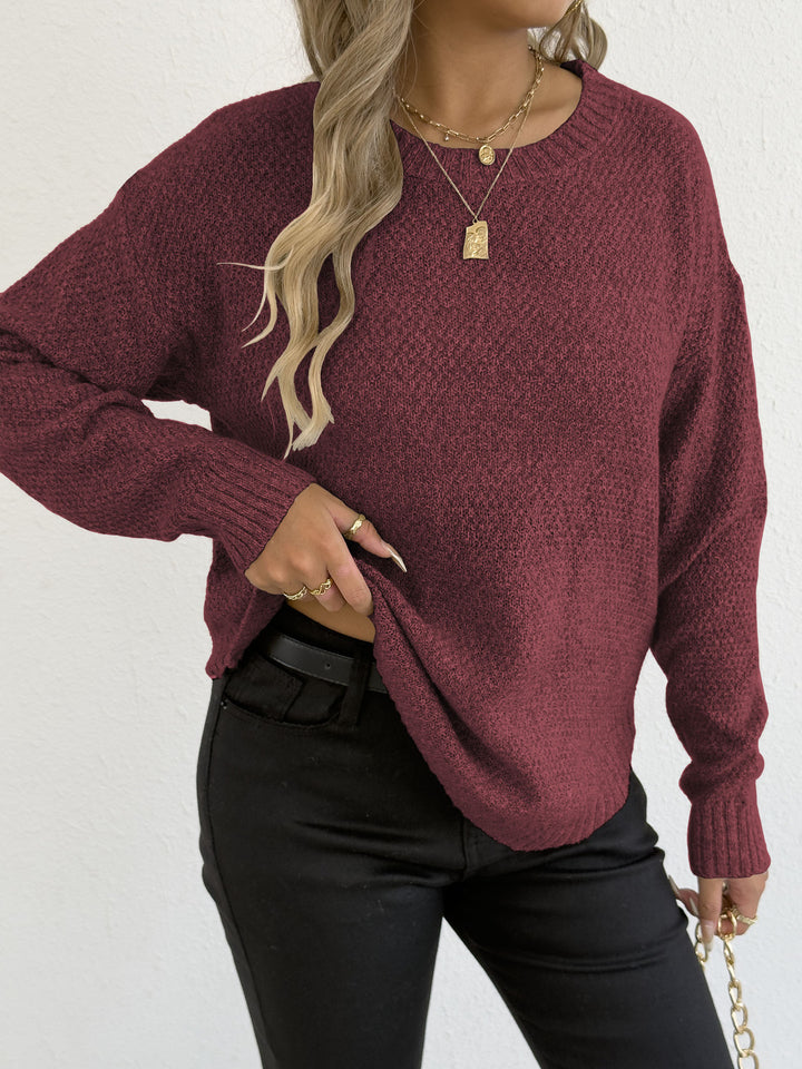 Casual knit sweater for women with high-quality structured pattern Lune London