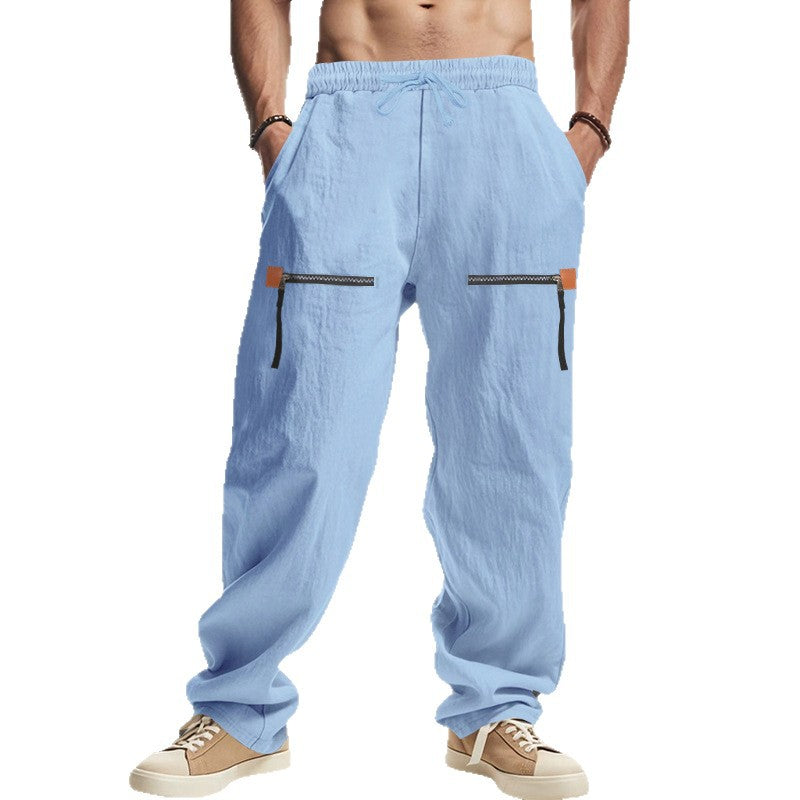 Comfortable cargo pants for men with functional pockets and elastic waistband Lune London