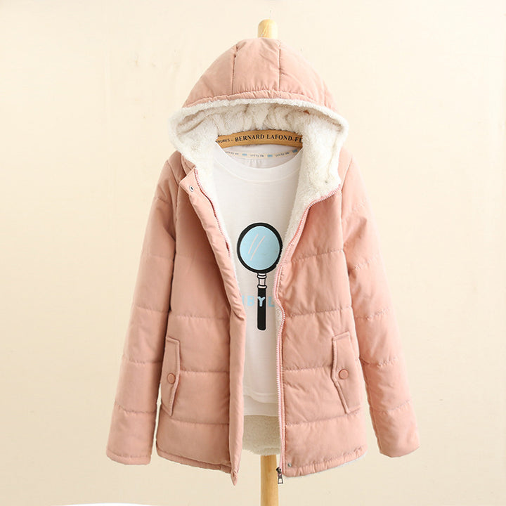 Quilted transition jacket for women with comfortable fleece lining and practical pockets Lune London
