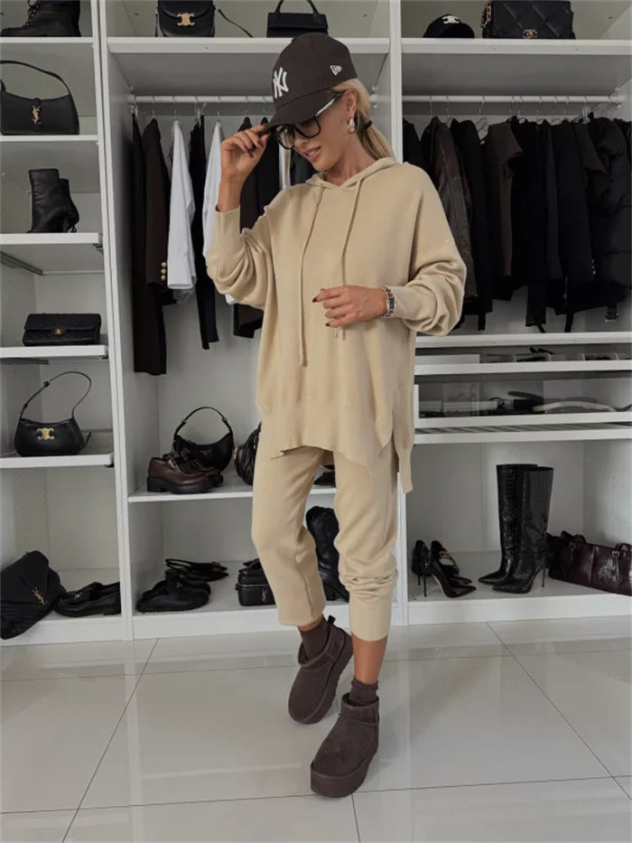 Women's casual lounge set with oversized hoodie and comfortable jogging pants Chic & Stil