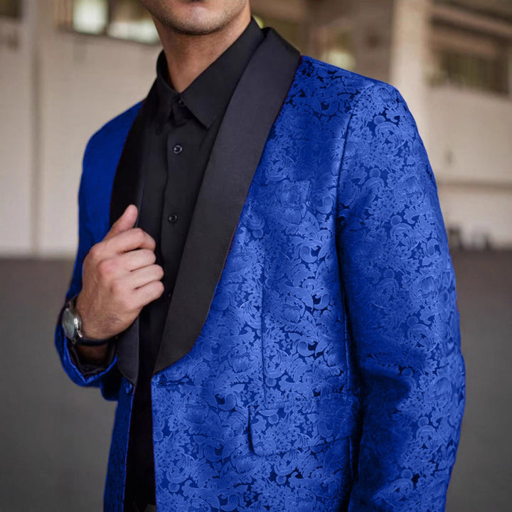 Luxury jacquard blazer for men Lune London