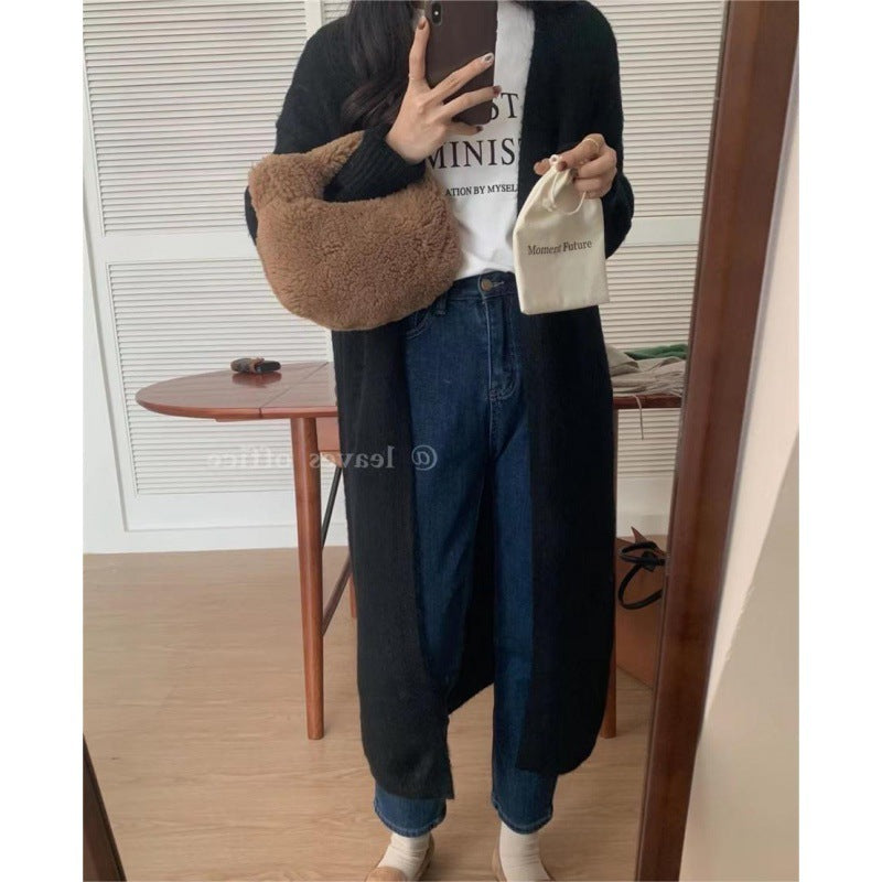 Cardigan long en tricot pour femmes Chic & Stil