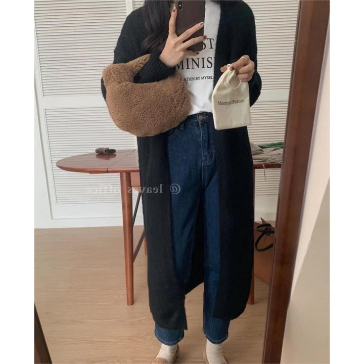 Cardigan long en tricot pour femmes Chic & Stil