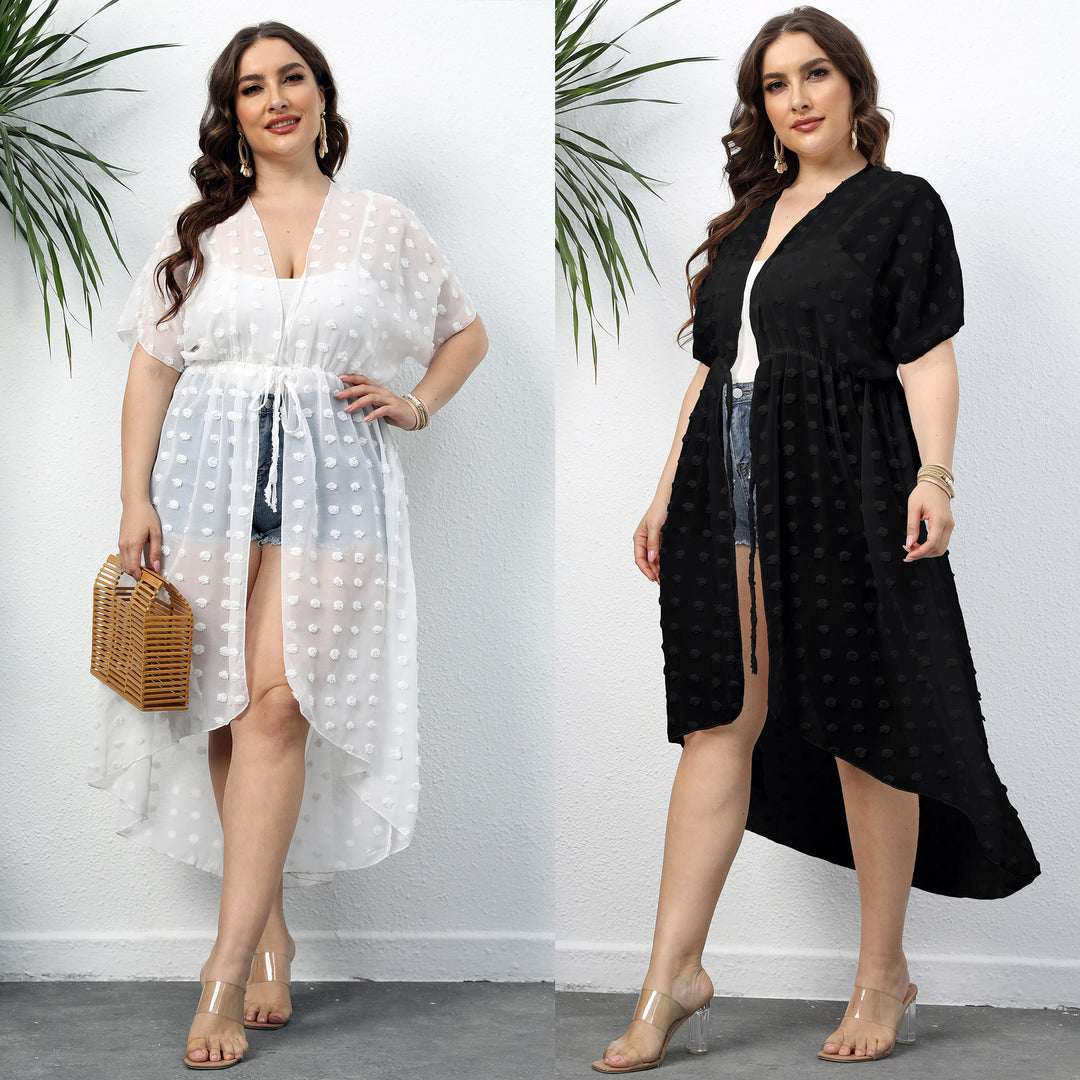 Ladies Elegant Transparent Duster Outerwear Lune London