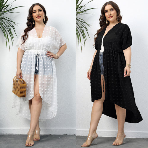 Ladies Elegant Transparent Duster Outerwear Lune London