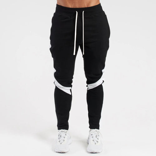 Men's athletic jogging pants with innovative cut and elastic waistband Lune London