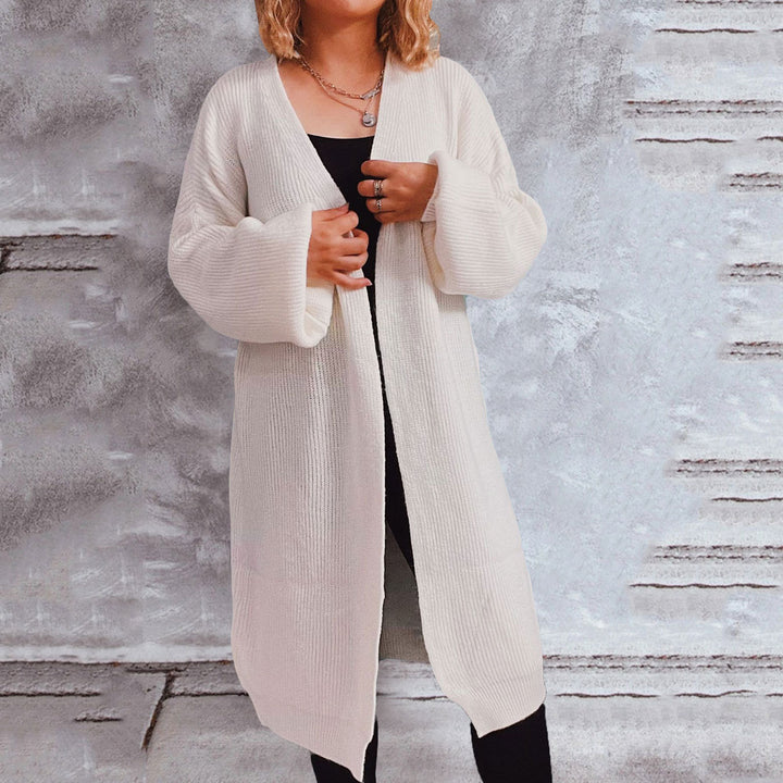 Cardigan oversized femme avec décolleté en V profond et coupe décontractée Chic & Stil