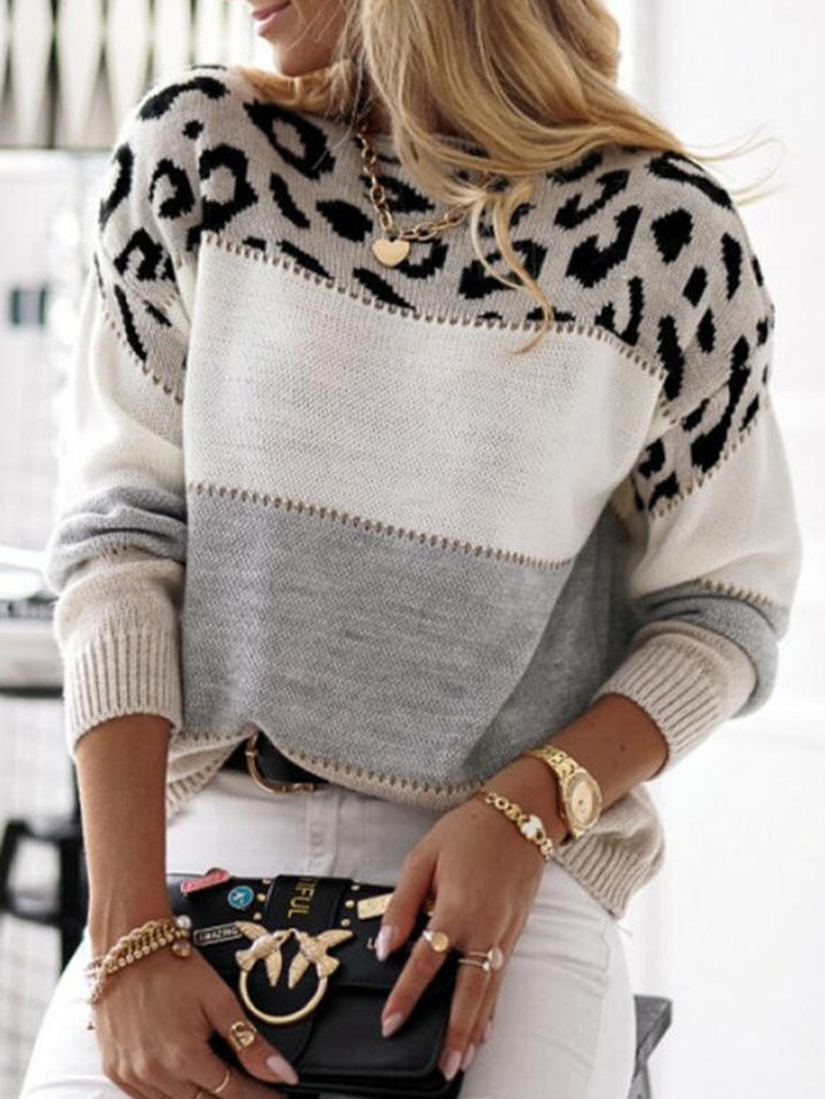 Lune London animal print women's fashion sweater