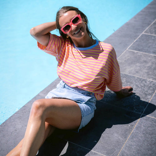 Casual and trendy striped T-shirt for women Lune London