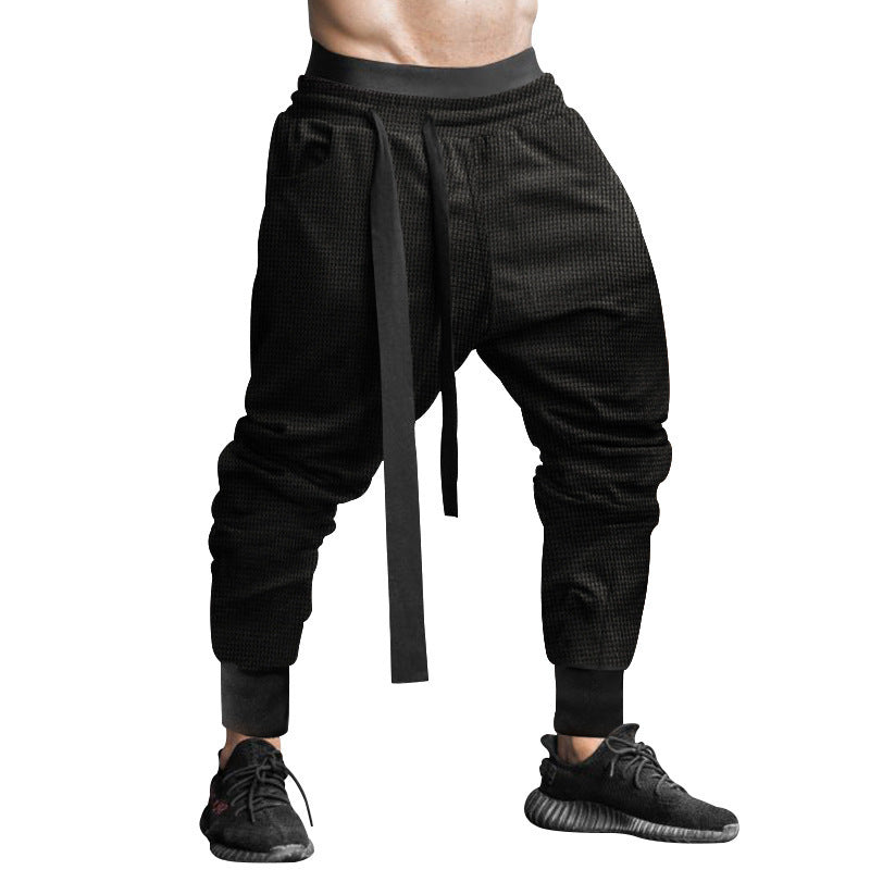 Men's cargo jogger pants with elastic waistband and practical pockets Lune London