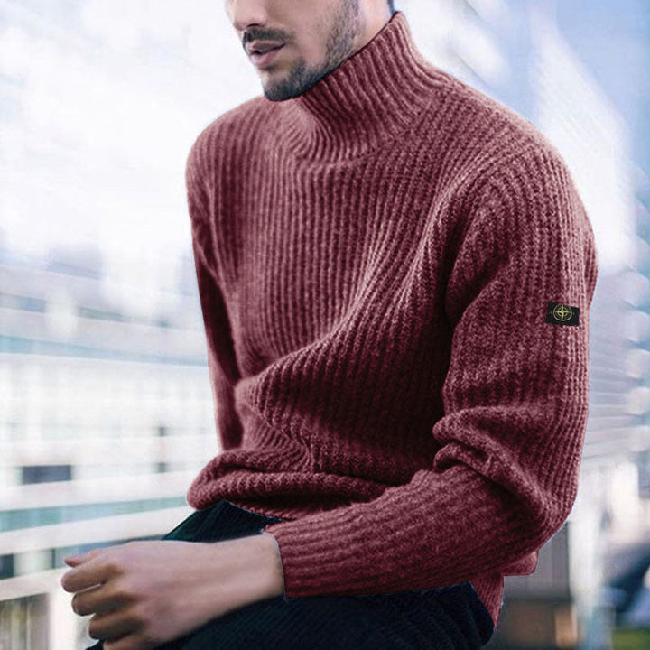 Men's Turtleneck Sweater Made Of High-Quality Wool Lune London