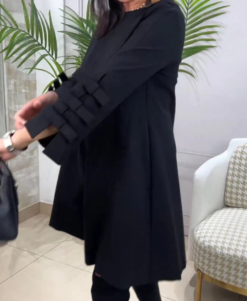 Robe élégante pour femmes avec des détails de volants décoratifs Chic & Stil