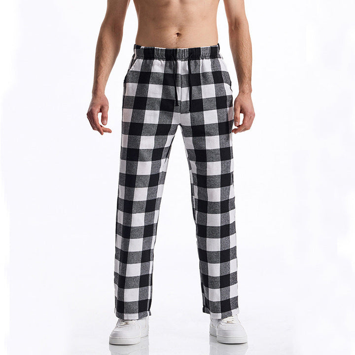 Men's Comfortable Checkered Pants Lune London