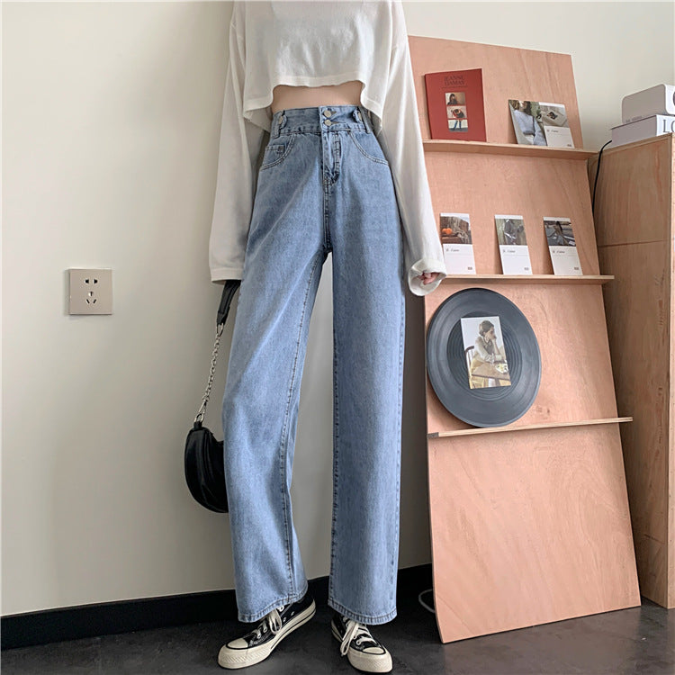 Jeans bootcut taille haute pour femmes Chic & Stil