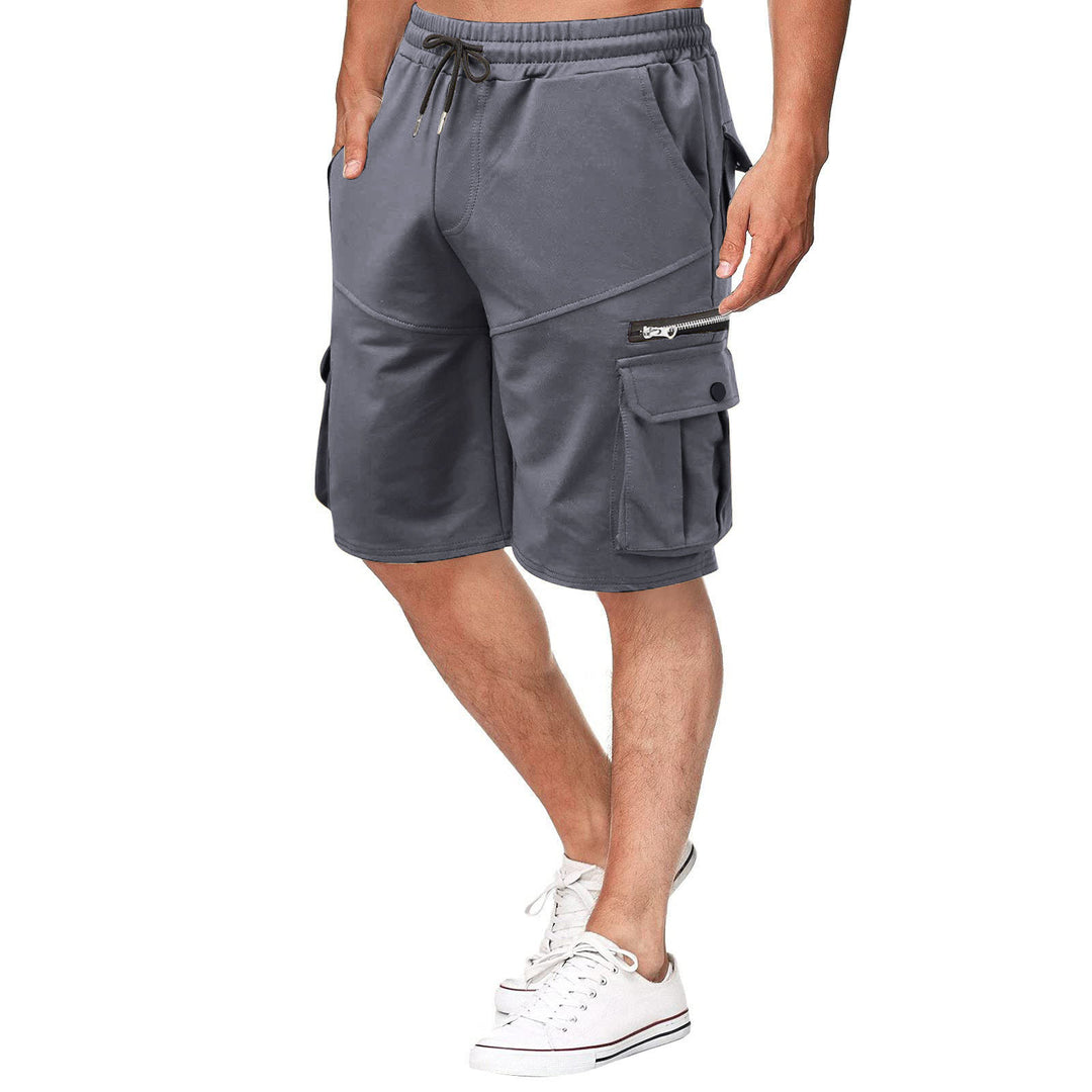 Multi-functional cargo shorts for men with zipper and practical pockets Lune London