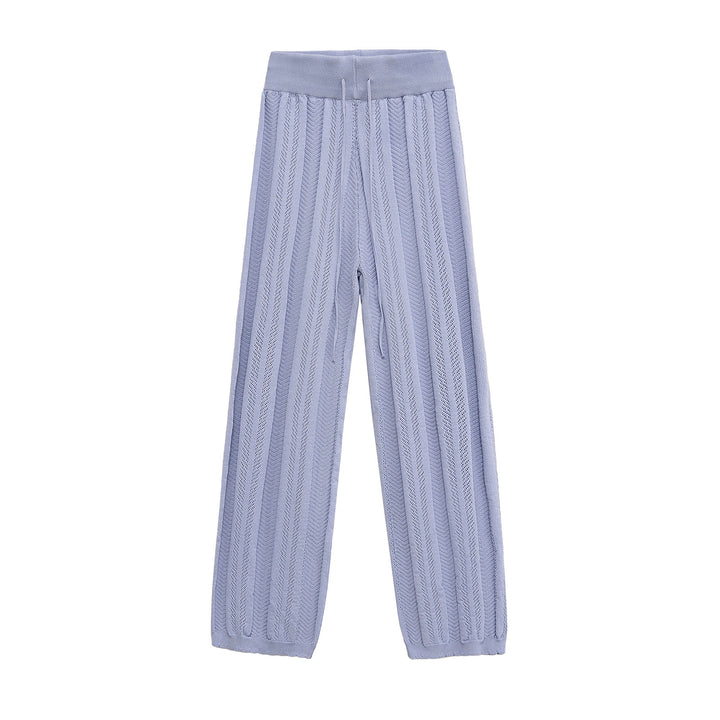 Pantalon tricoté élégant pour femmes Chic & Stil