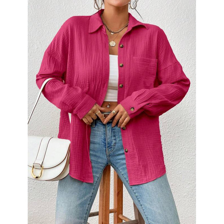Casual overshirt for women with button details Lune London