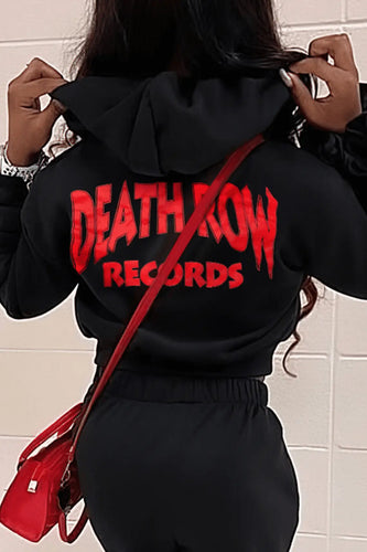 Hooded sweatshirt for women with striking creative print Lune London