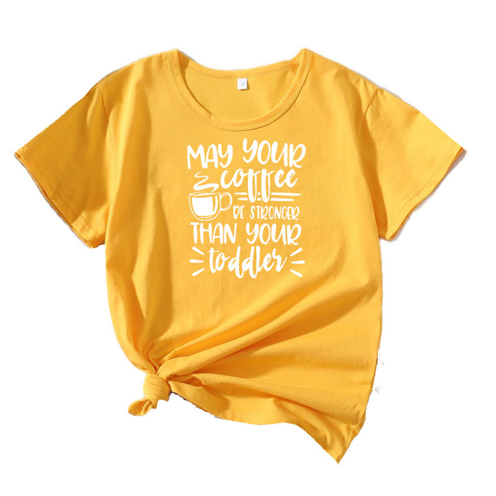 Ladies Casual T-shirt Coffee Lover Lune London