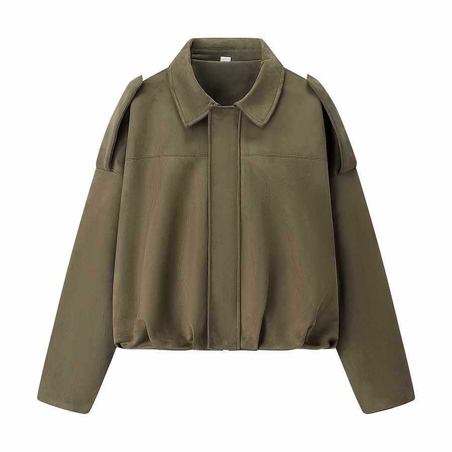 Women's transitional jacket with voluminous sleeves and elegant hood Lune London