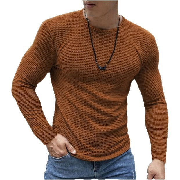 Long sleeve t-shirt for men with textured design Lune London