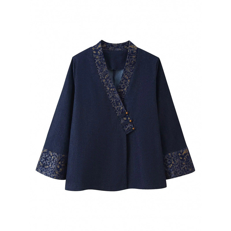 Elegant and modern jacket for ladies with artistic embroidery Lune London