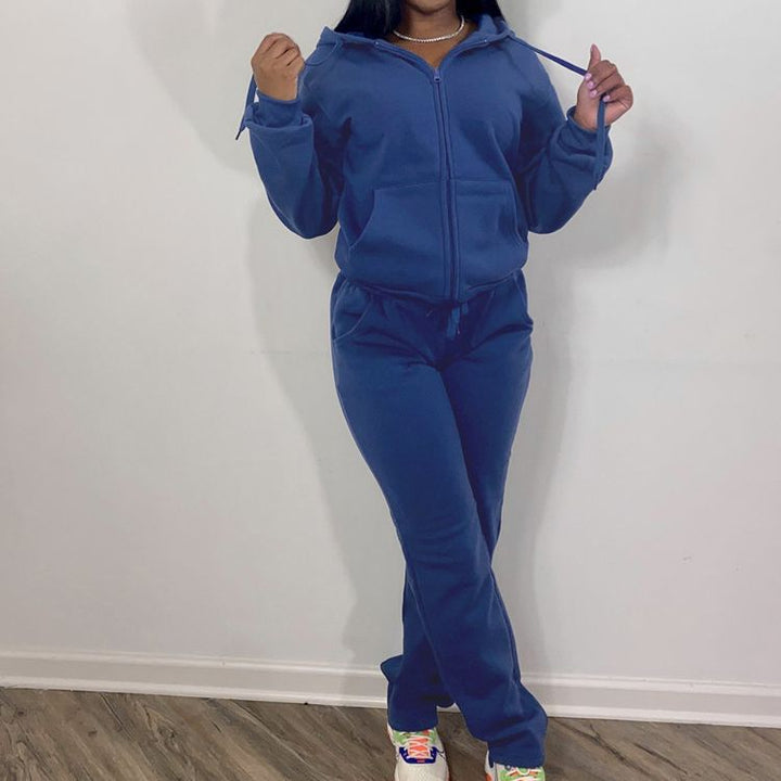 Women's sportswear with convenient zipper and elastic waistband Lune London