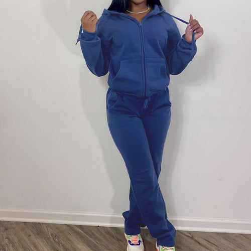 Women's sportswear with convenient zipper and elastic waistband Lune London