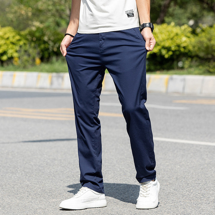Casual comfortable men's pants with elastic waistband Lune London