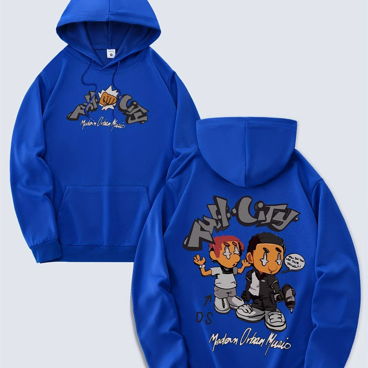 Women's hoodie with original comic design and artistic print Chic & Stil