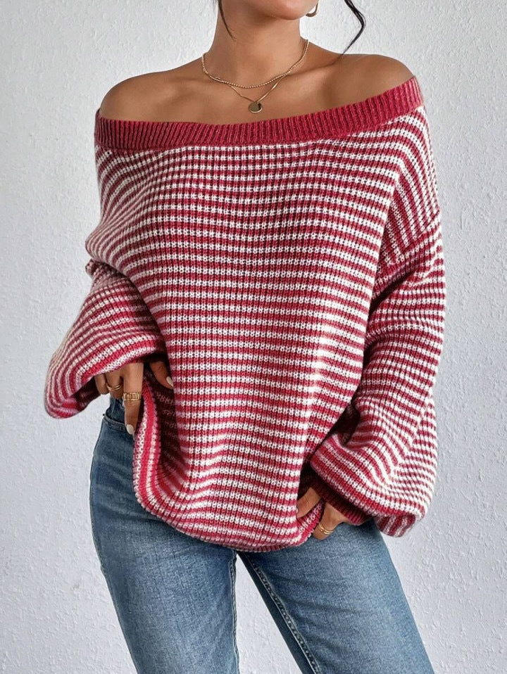 Ladies Oversized Knit Sweater Lune London