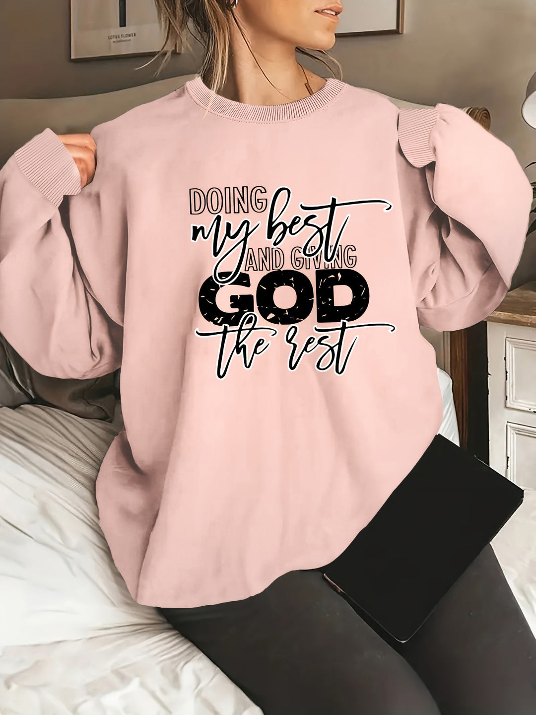 Pull femme avec motif personnalisé Chic & Stil