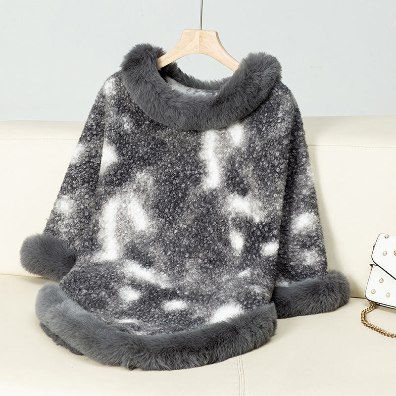 Ladies oversized cozy blanket Lune London