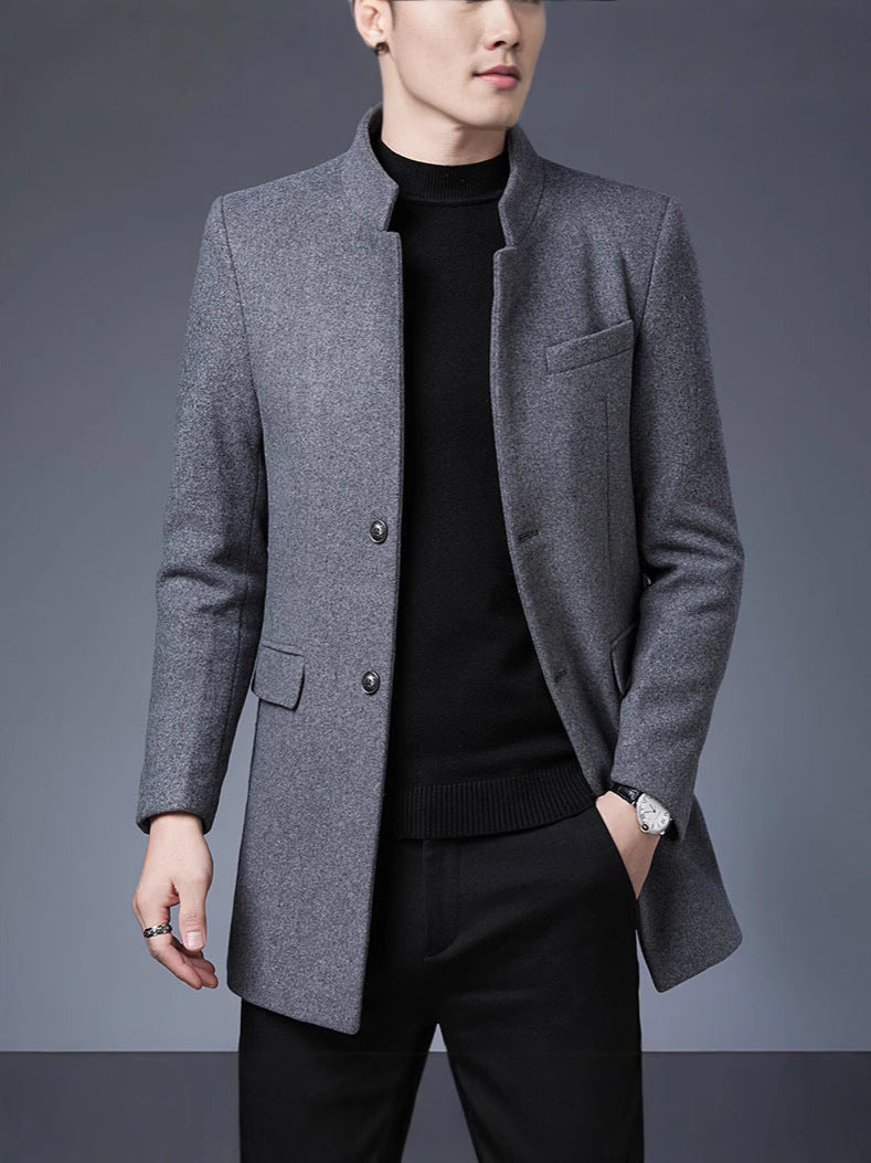Elegant wool coat for men Lune London