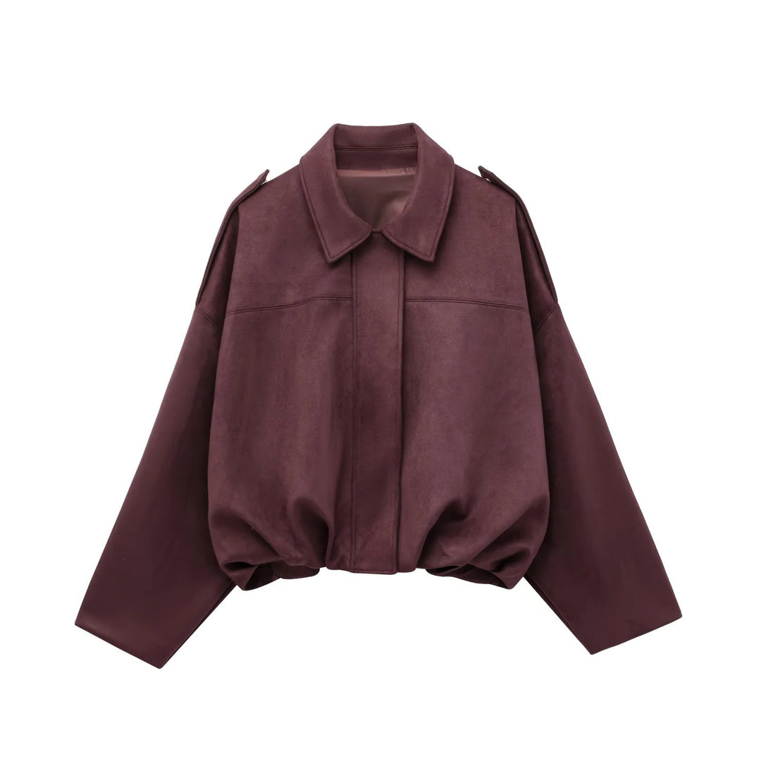 Ladies casual oversized jacket made of high-quality material Lune London