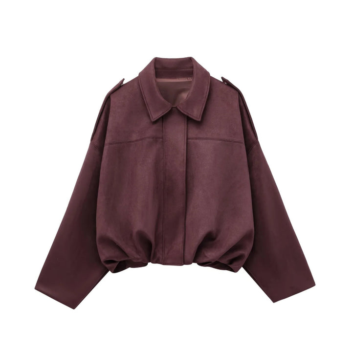 Ladies casual oversized jacket made of high-quality material Lune London