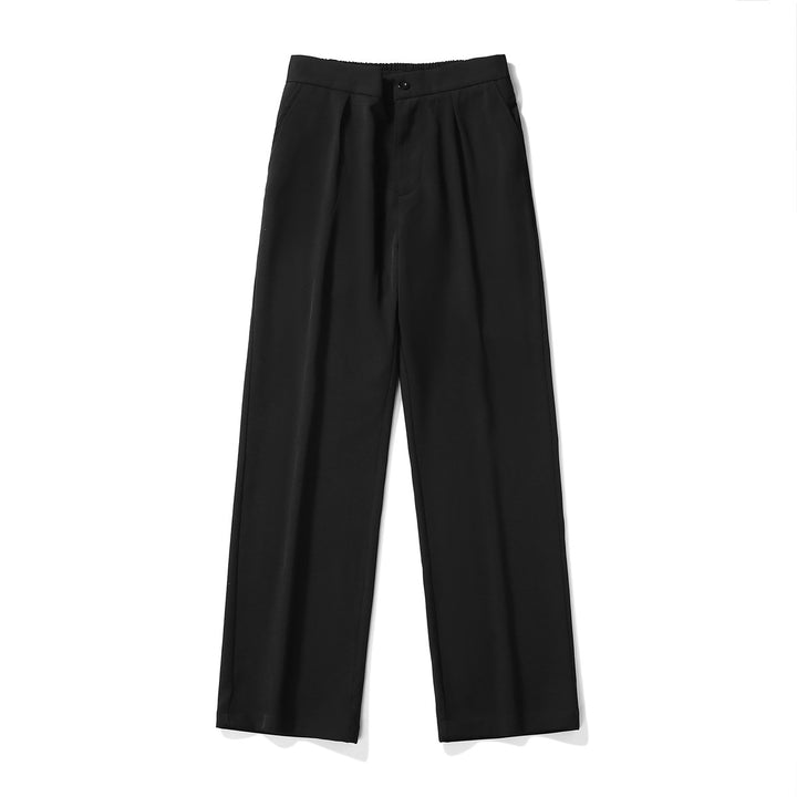 Elegant wide pants for men with elastic waist and side pockets Lune London