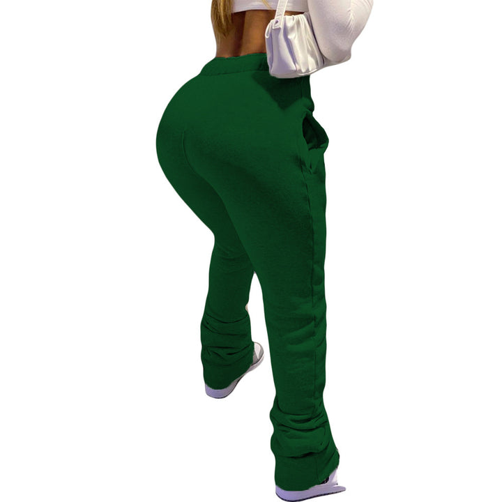 Casual jogging pants for women with an elastic waistband and side pockets Lune London