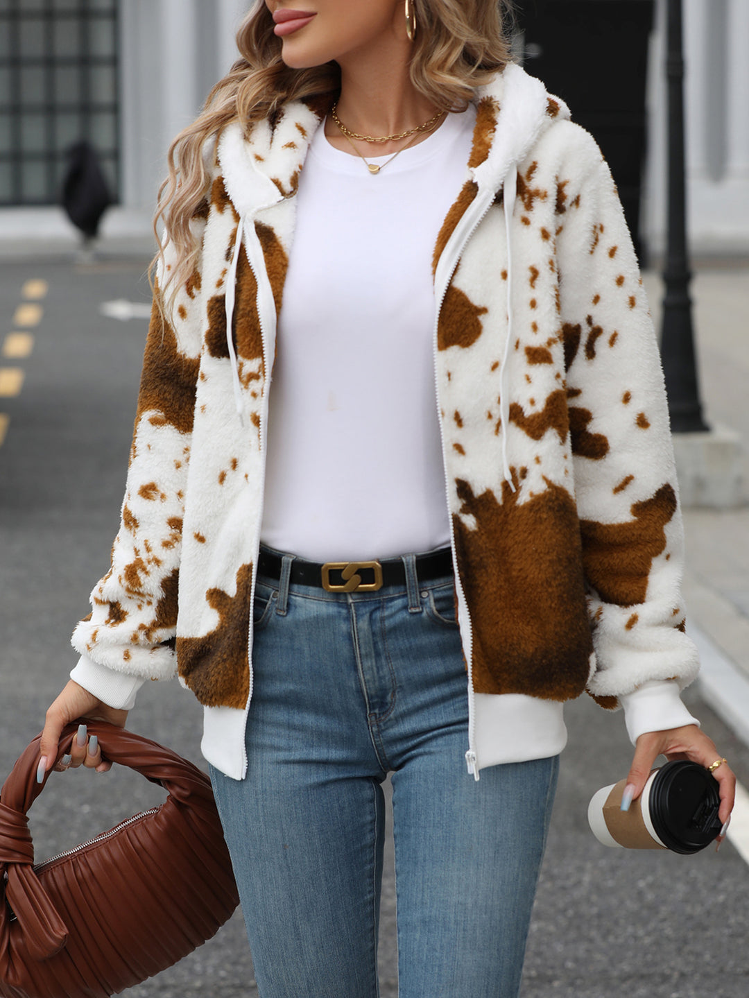 Ladies Cozy Fleece Clothing with Striking Pattern Lune London