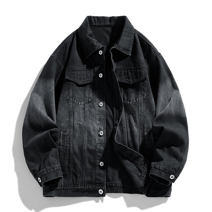 Trendy denim jacket for men with a relaxed fit and practical pockets Lune London