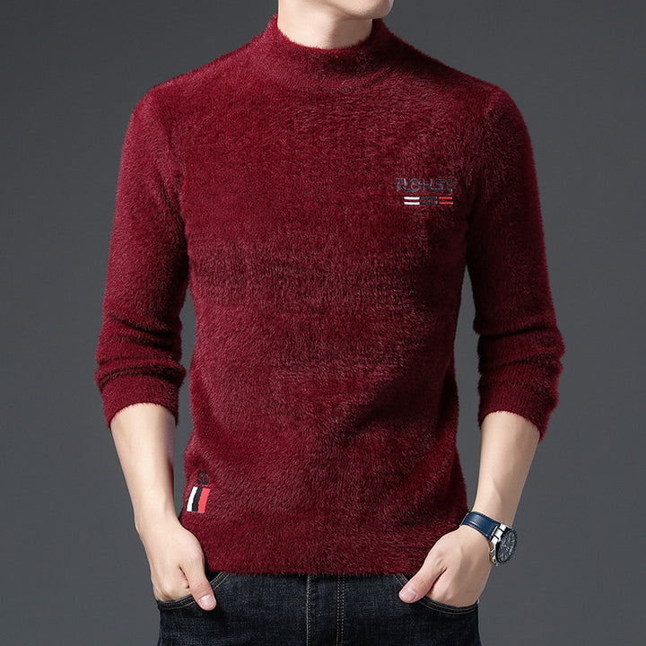 Trendy men's sweater with high collar and soft material Lune London