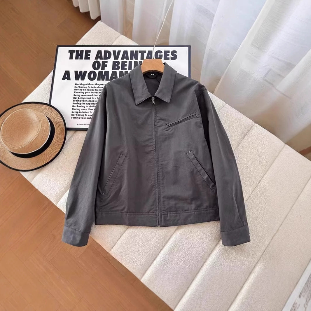 Veste de transition féminine élégante avec zipper et poches pratiques Chic & Stil
