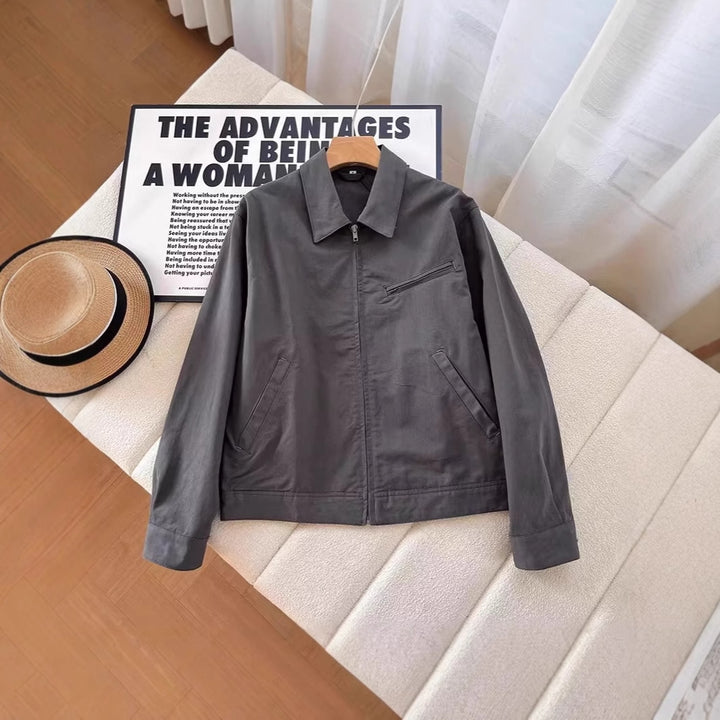 Veste de transition féminine élégante avec zipper et poches pratiques Chic & Stil
