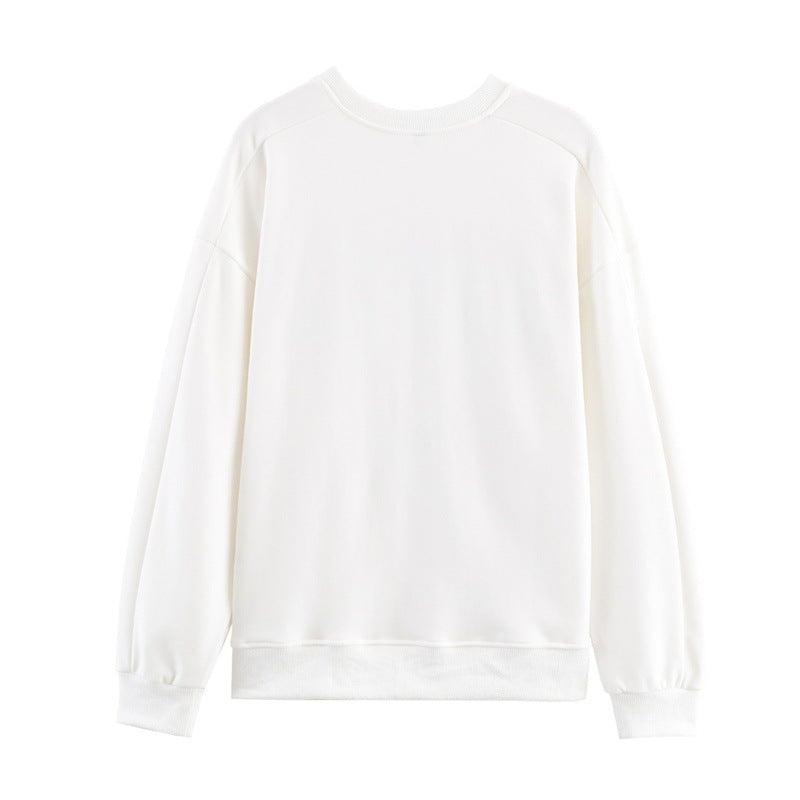 Casual women's sweatshirt with unique Snoopy print and round neck Lune London