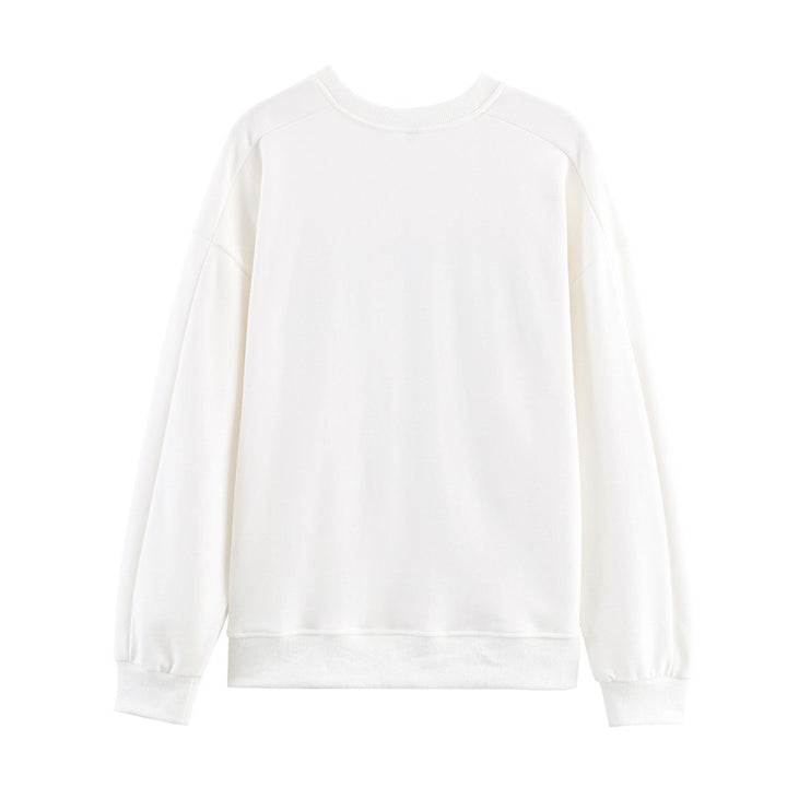 Casual women's sweatshirt with unique Snoopy print and round neck Lune London