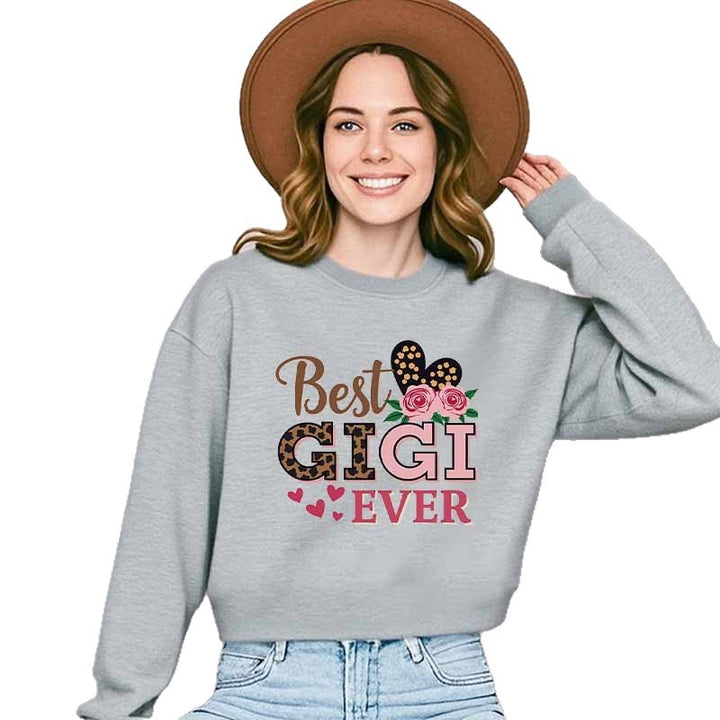 Sweatshirt pour femme avec motif créatif Gigi Chic & Stil