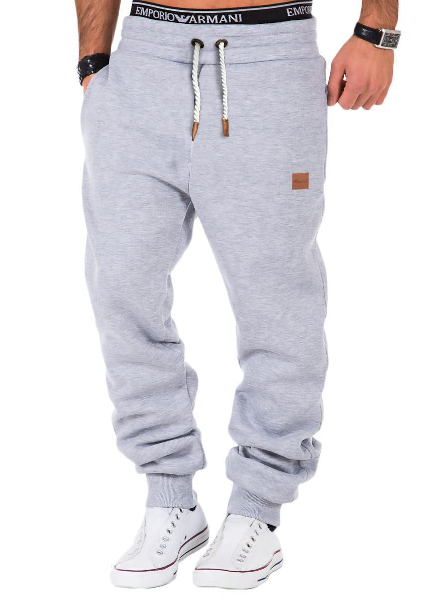 Comfortable jogger pants for men with drawstring Lune London