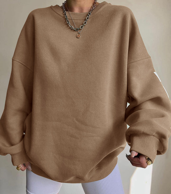 Oversized sweatshirt for women with Lune London logo catchy