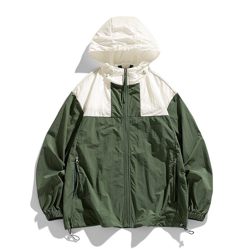 Wind-resistant women's leisure jacket with adjustable hood collar Lune London