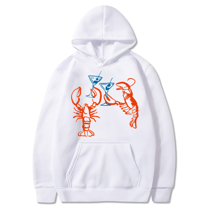 Sweat à capuche pour femmes avec motif de homard turbulente Chic & Stil